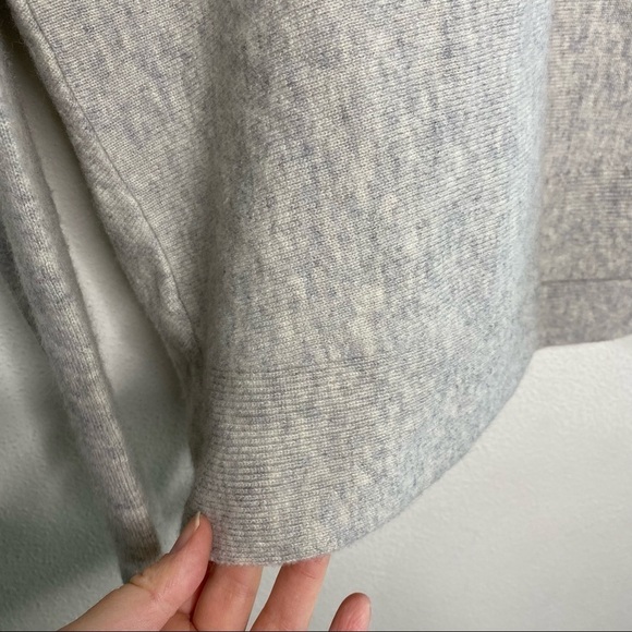 Sundance Simple Truths Cashmere Cowl Neck Sweater SILVER GREY - Picture 9 of 9